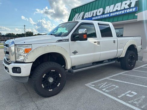 Used 2014 Ford F350 Platinum w/ Platinum Package AWD/4WD image 2