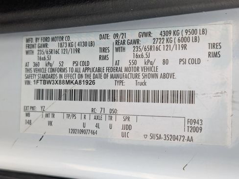 Used 2021 Ford Transit 350 148 High Roof Extended RWD image 39