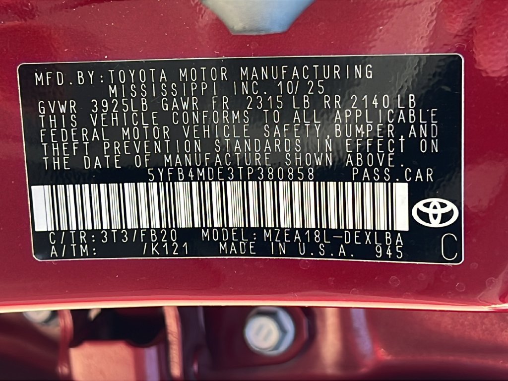Used 2026 Toyota Corolla LE FWD image 22