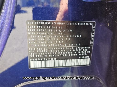 Used 2022 Volkswagen Tiguan SE FWD image 7