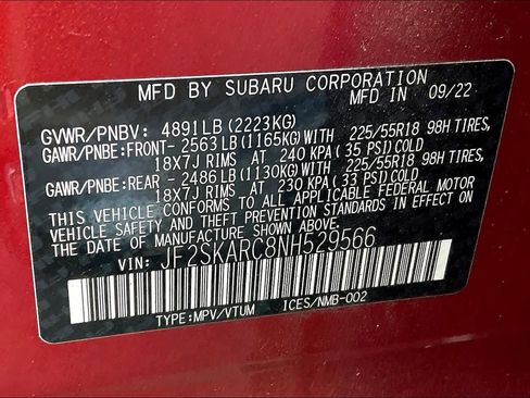 Used 2022 Subaru Forester Touring image 29