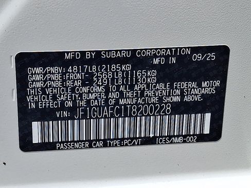 Certified 2026 Subaru Impreza 2.0i Sport AWD/4WD image 24