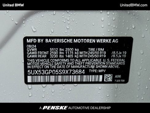 Used 2025 BMW X3 xDrive30i w/ Premium Package image 14