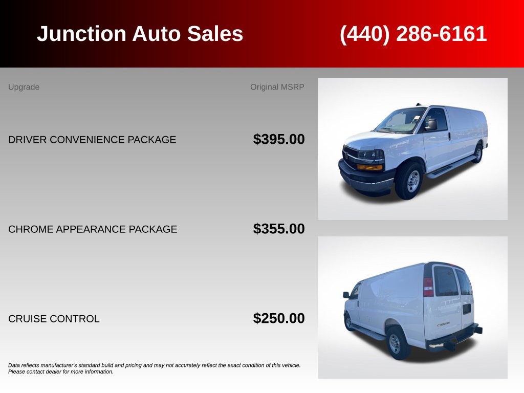 Used 2025 Chevrolet Express 2500 w/ Driver Convenience Package RWD image 5