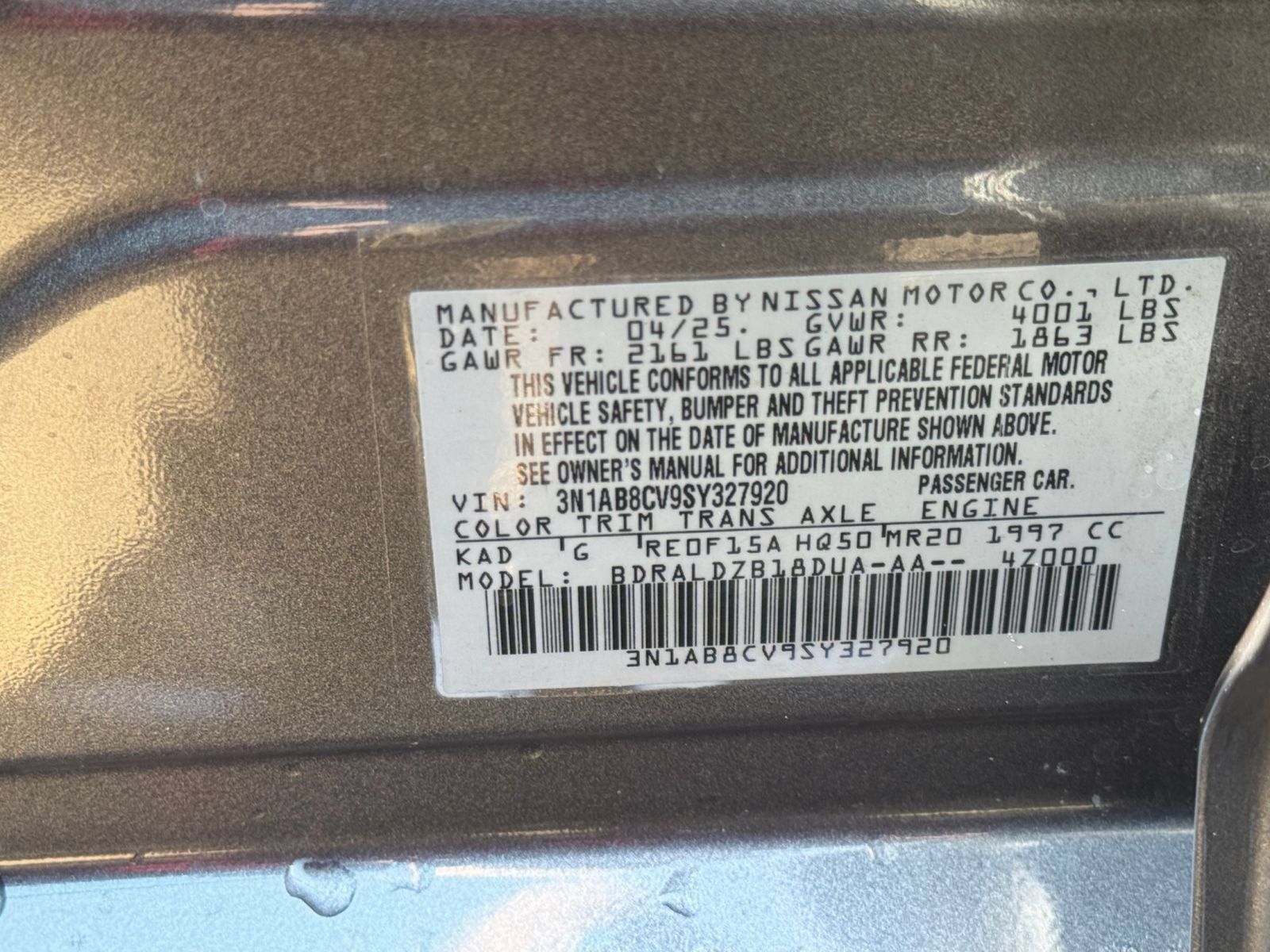 Used 2025 Nissan Sentra SV FWD image 26