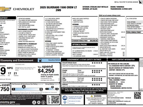 Used 2025 Chevrolet Silverado 1500 LT w/ Safety Package RWD image 32