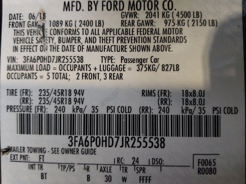 Used 2018 Ford Fusion SE w/ Fusion SE Technology Package FWD image 33