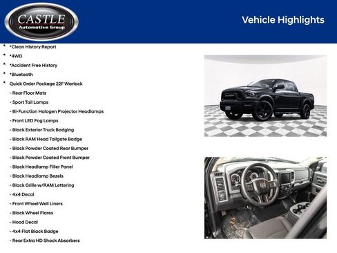 Used 2019 RAM 1500 Classic Warlock w/ Electronics Group image 4