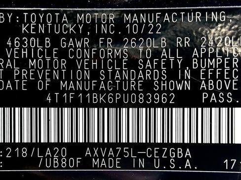 Certified 2023 Toyota Camry XLE image 26