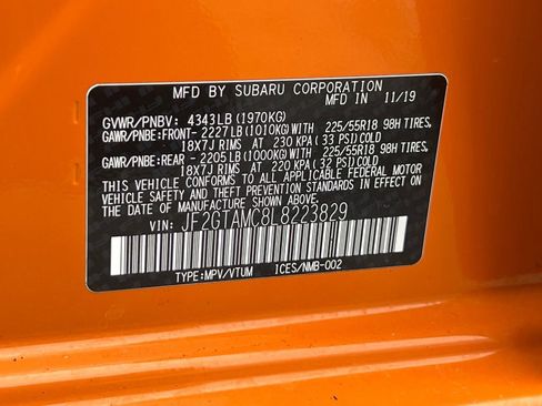 Used 2020 Subaru Crosstrek 2.0i Limited image 34