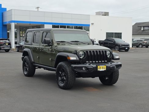 Used 2021 Jeep Wrangler Unlimited Sport AWD/4WD image 2