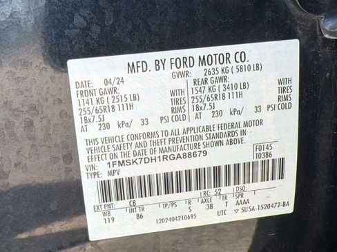 Used 2024 Ford Explorer XLT RWD image 20