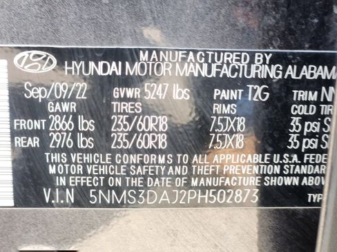 Used 2023 Hyundai Santa Fe SEL w/ Premium Package AWD/4WD image 53