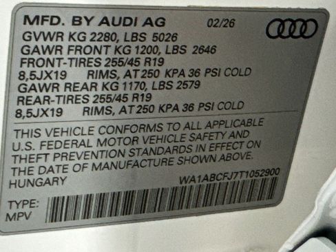 New 2026 Audi Q3 quattro 2.0T AWD/4WD image 30