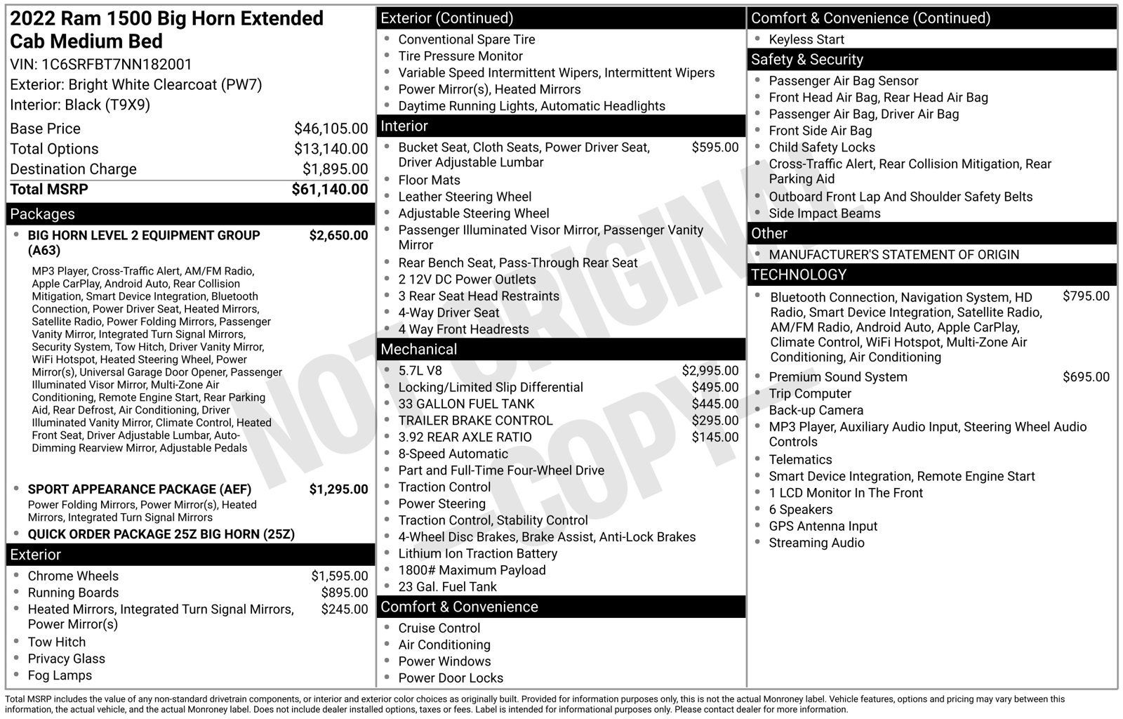 Used 2022 RAM 1500 Big Horn AWD/4WD image 3