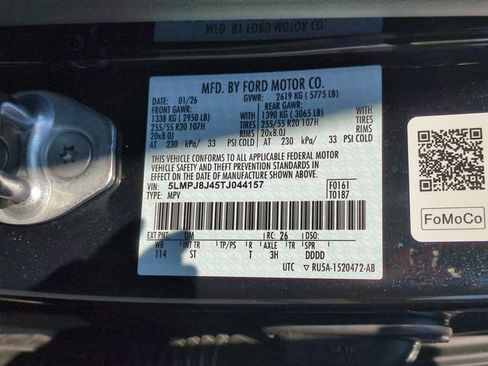 Used 2026 Lincoln Nautilus Premier w/ Equipment Group 102A AWD/4WD image 38