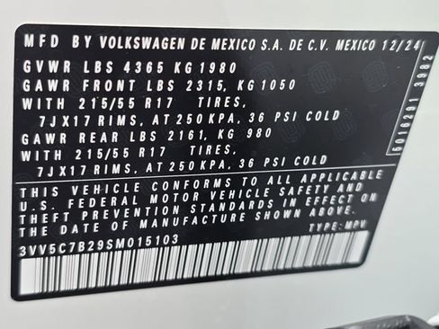 Used 2025 Volkswagen Taos S FWD image 34