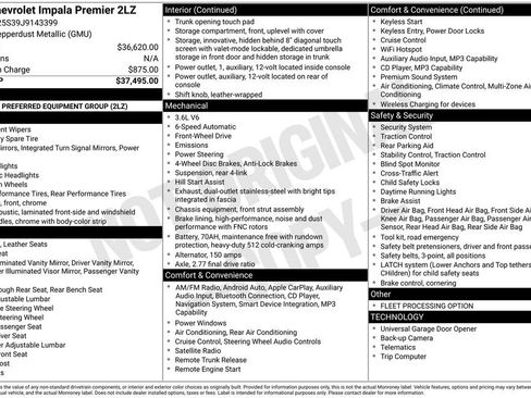 Used 2018 Chevrolet Impala Premier image 20