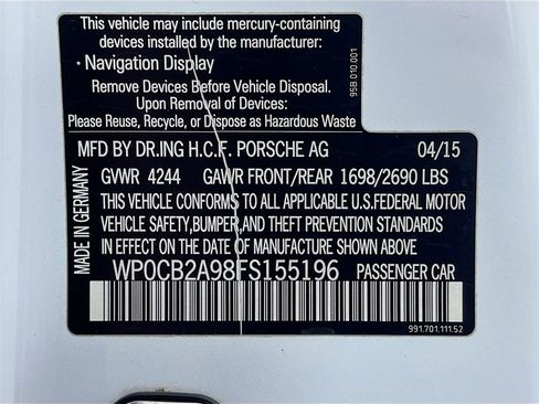 Certified 2015 Porsche 911 Carrera GTS image 30