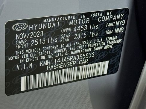 Certified 2024 Hyundai Sonata SEL w/ Convenience Package FWD image 17