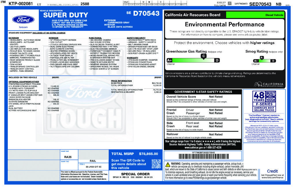 Used 2025 Ford F250 Lariat AWD/4WD image 3
