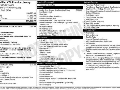 Certified 2024 Cadillac XT6 Premium Luxury AWD/4WD image 34