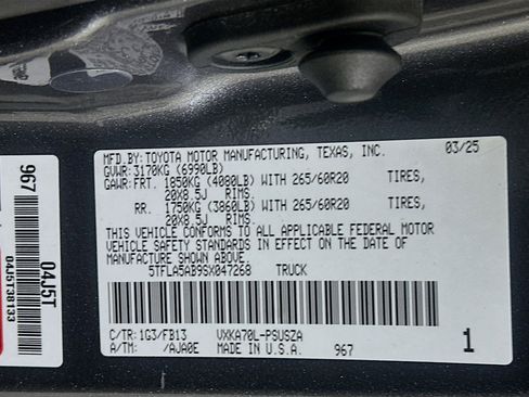 Used 2025 Toyota Tundra SR5 image 12