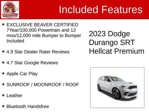 Used 2023 Dodge Durango SRT Hellcat image 4
