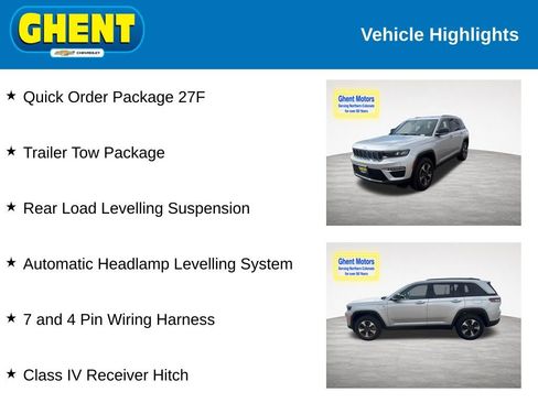 Used 2025 Jeep Grand Cherokee Limited 4xe w/ Trailer Tow Package AWD/4WD image 2