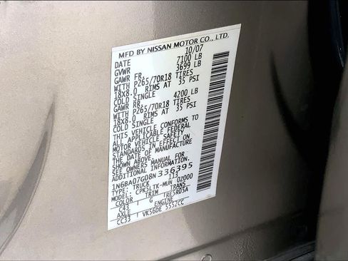 Used 2008 Nissan Titan LE RWD image 33