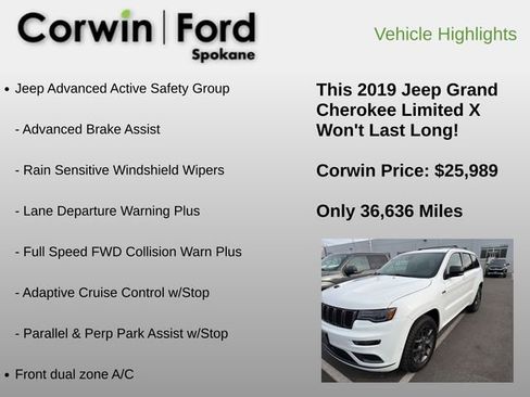 Used 2019 Jeep Grand Cherokee Limited X image 6