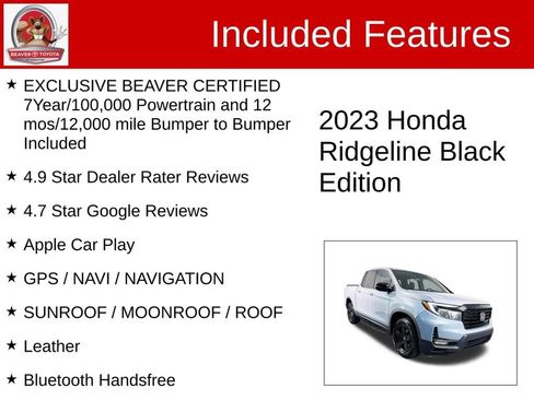 Used 2023 Honda Ridgeline Black Edition image 4