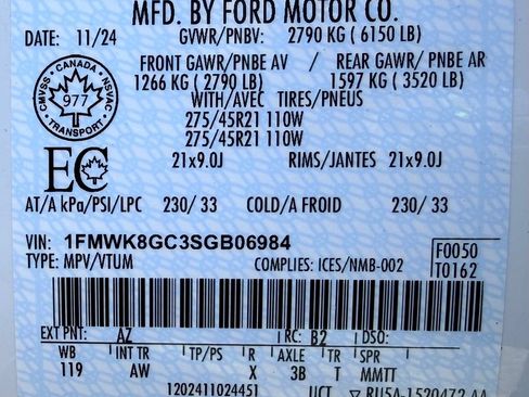 Used 2025 Ford Explorer ST AWD/4WD image 24