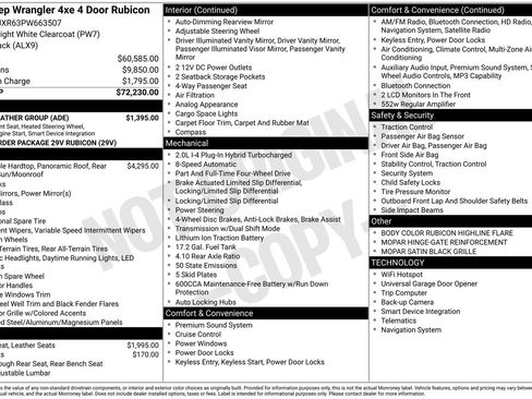 Used 2023 Jeep Wrangler Unlimited Rubicon 4xe w/ Cold Weather Group AWD/4WD image 16