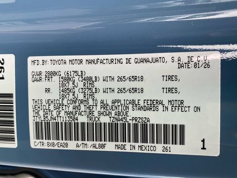 New 2026 Toyota Tacoma TRD Sport image 18