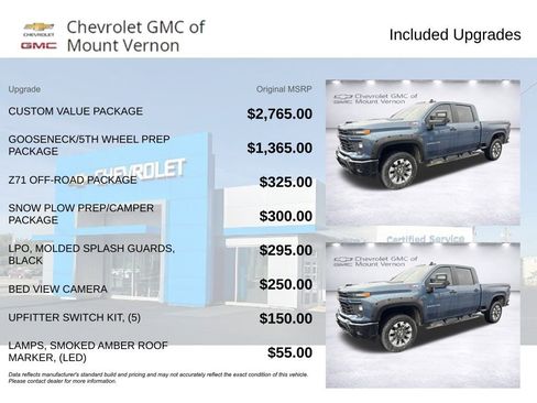 Used 2024 Chevrolet Silverado 2500 Custom w/ Custom Value Package image 6