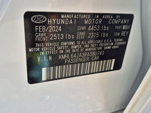 Certified 2024 Hyundai Sonata SEL FWD image 31