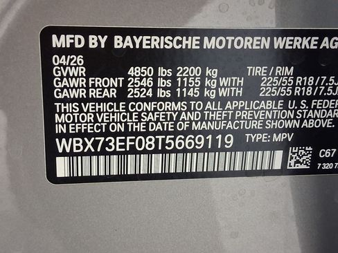 New 2026 BMW X1 xDrive28i w/ Convenience Package AWD/4WD image 18