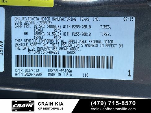 Used 2015 Toyota Tundra SR5 image 35