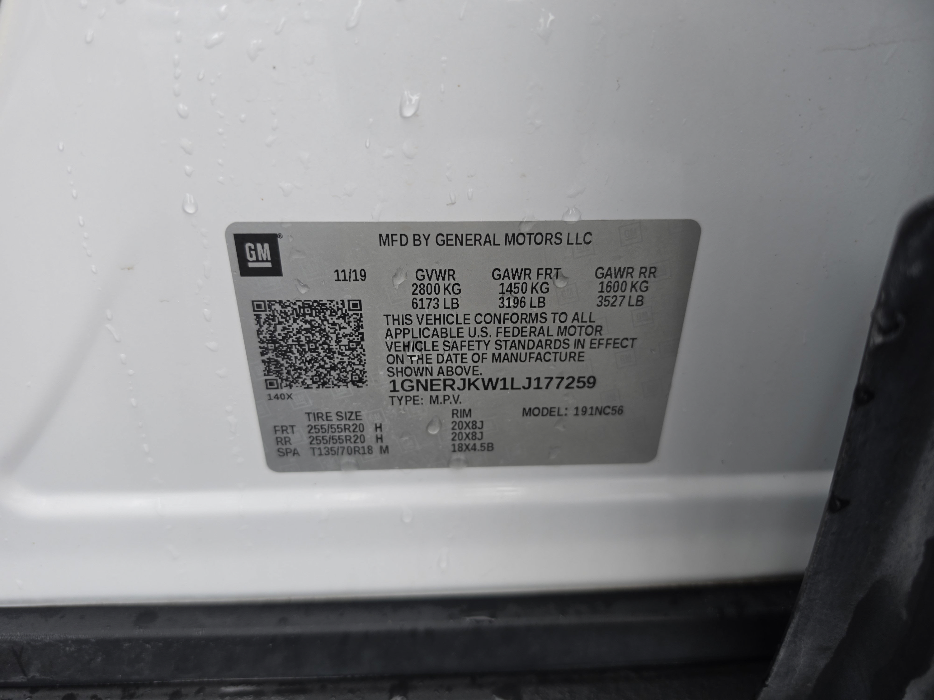 Used 2020 Chevrolet Traverse RS w/ LPO, Floor Liner Package FWD image 43