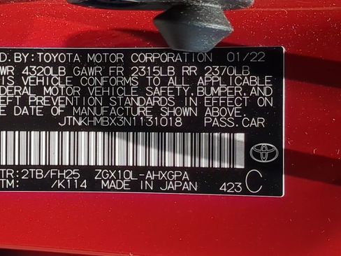 Used 2022 Toyota C-HR Nightshade FWD image 22