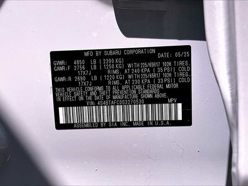 New 2025 Subaru Outback Premium image 20