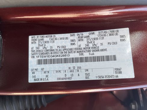 Used 2016 Ford F150 Lariat w/ Equipment Group 502A Luxury image 5