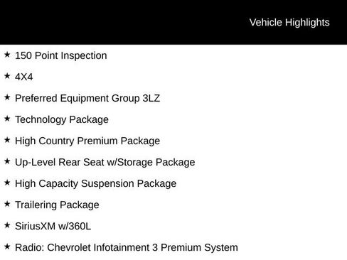 Used 2024 Chevrolet Silverado 1500 High Country w/ High Country Premium Package AWD/4WD image 2