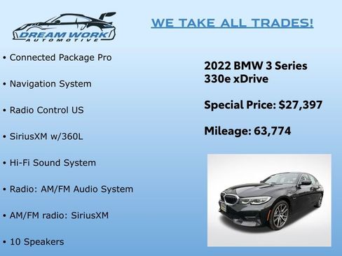 Used 2022 BMW 330e xDrive image 2