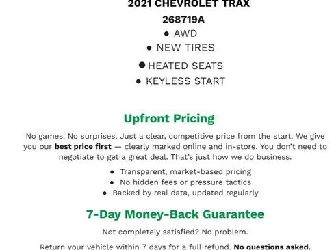 Used 2021 Chevrolet Trax LT w/ Premium Seat Package image 2