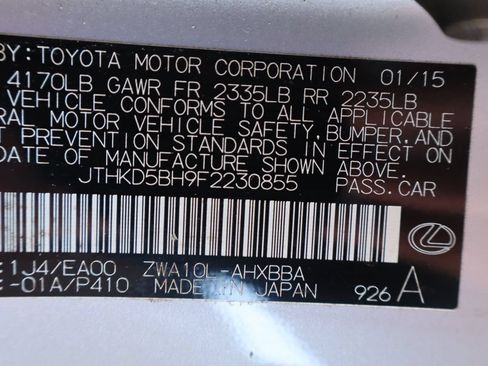 Used 2015 Lexus CT 200h w/ Navigation Package FWD image 47