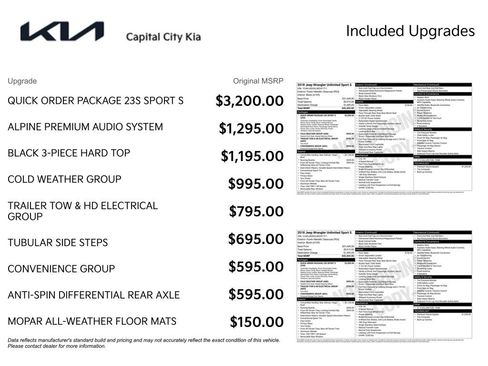 Used 2018 Jeep Wrangler Unlimited Sport AWD/4WD image 2