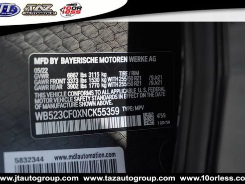 Used 2022 BMW iX xDrive50 w/ Sport Package AWD/4WD image 25