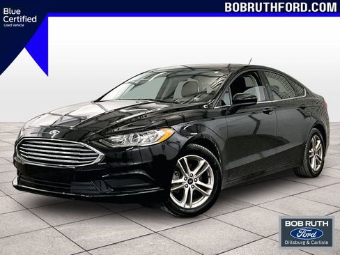 Used 2018 Ford Fusion SE w/ Fusion SE Technology Package FWD image 1